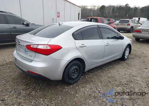 2016 Kia Forte Lx из США, поврежденный, VIN KNAFK4A6XG5592077